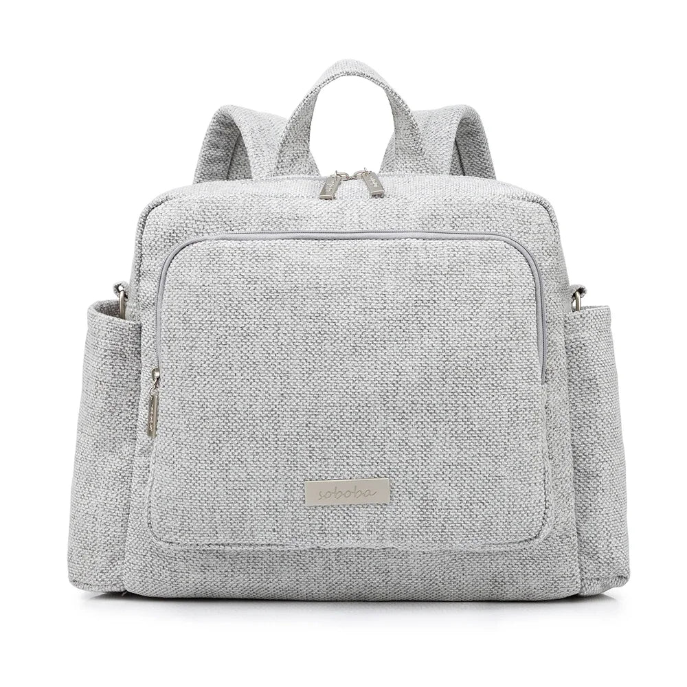 Little Voyager Pack - Woven Grey